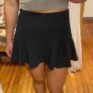 Brandy navy skirt mini school work casual comfy